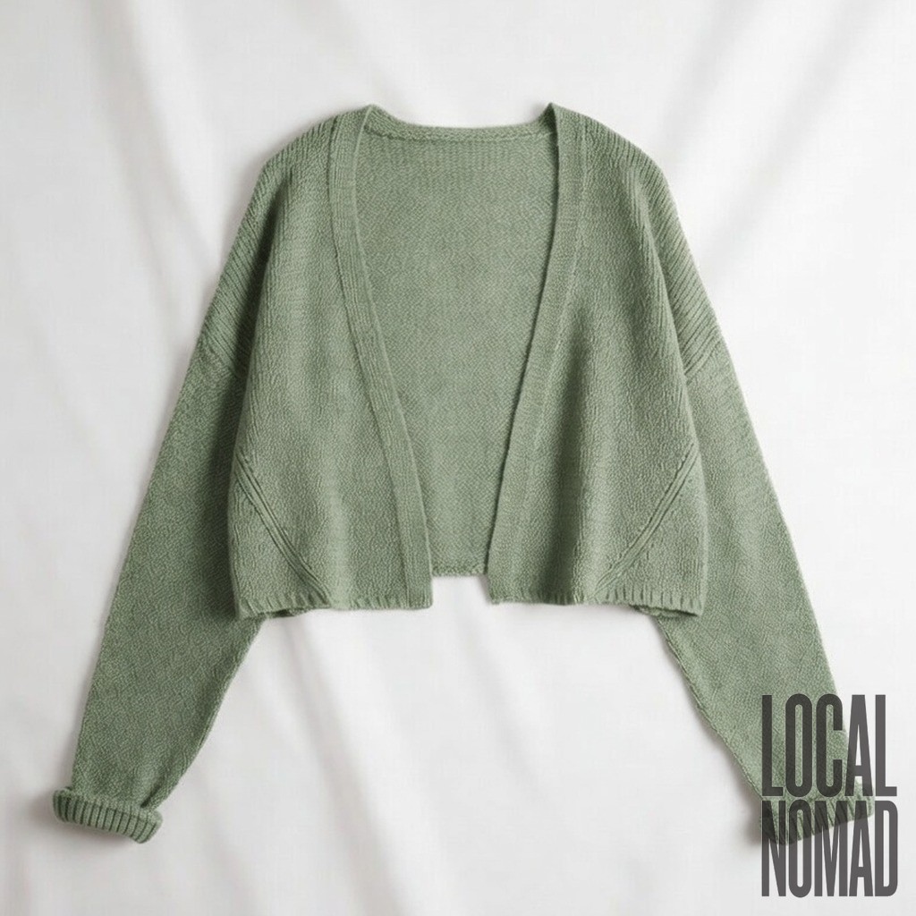 Desert Poppy Cropped Cardigan 3