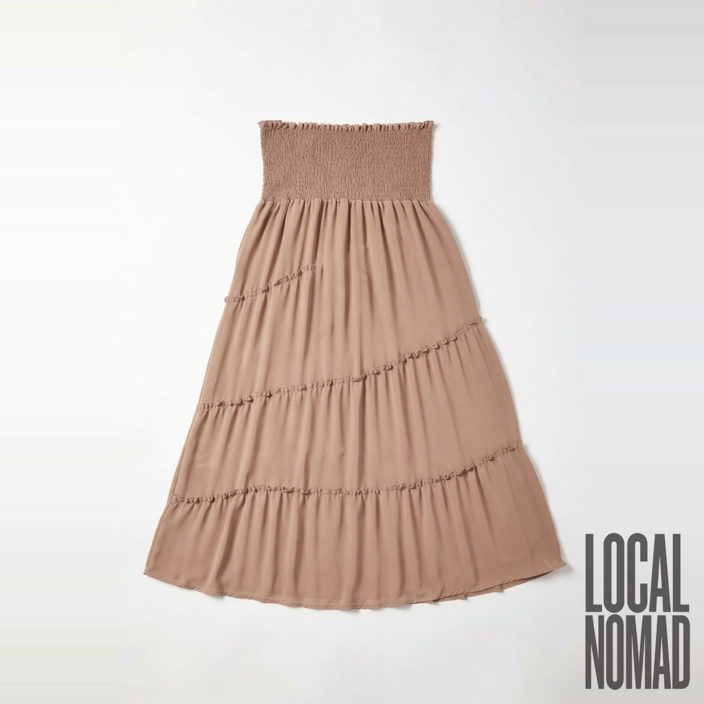 Saguaro Tiered Midi Skirt