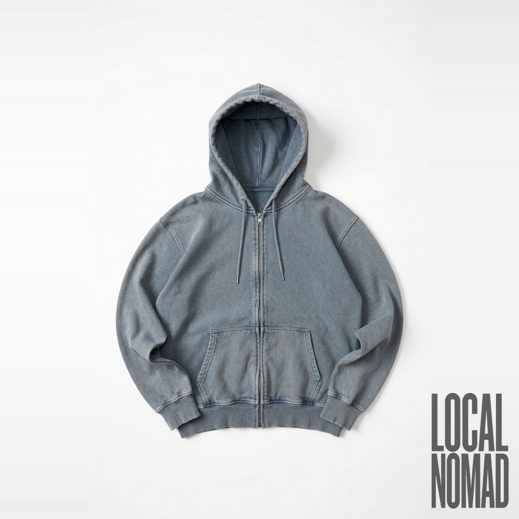 Sun-Faded Pigment Dye Hoodie 2