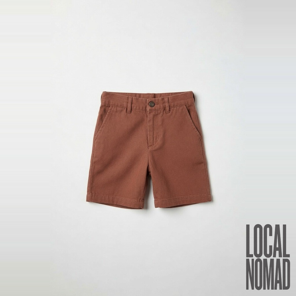 Toddler Pull-On Linen Short 2